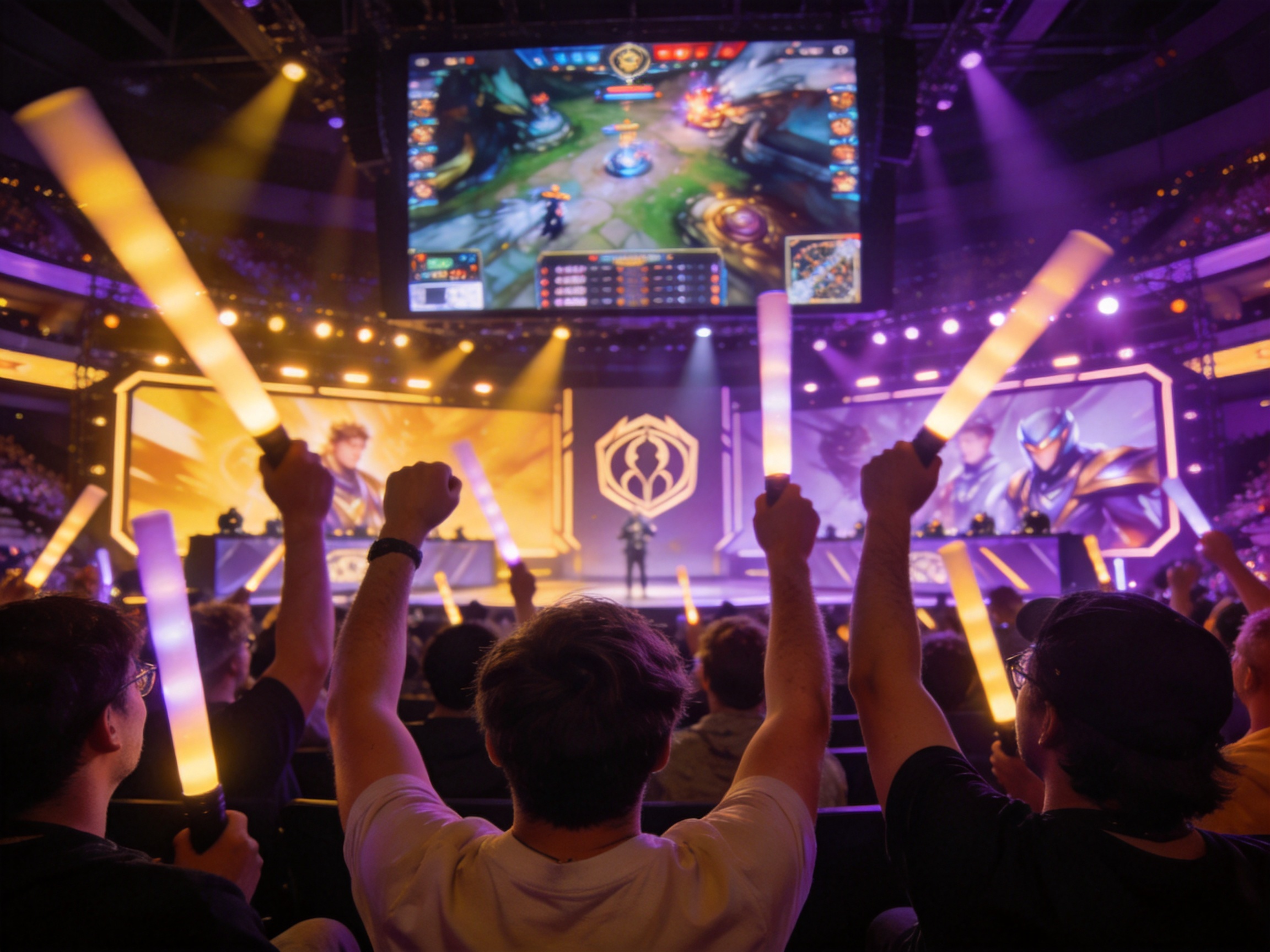Crowd cheering